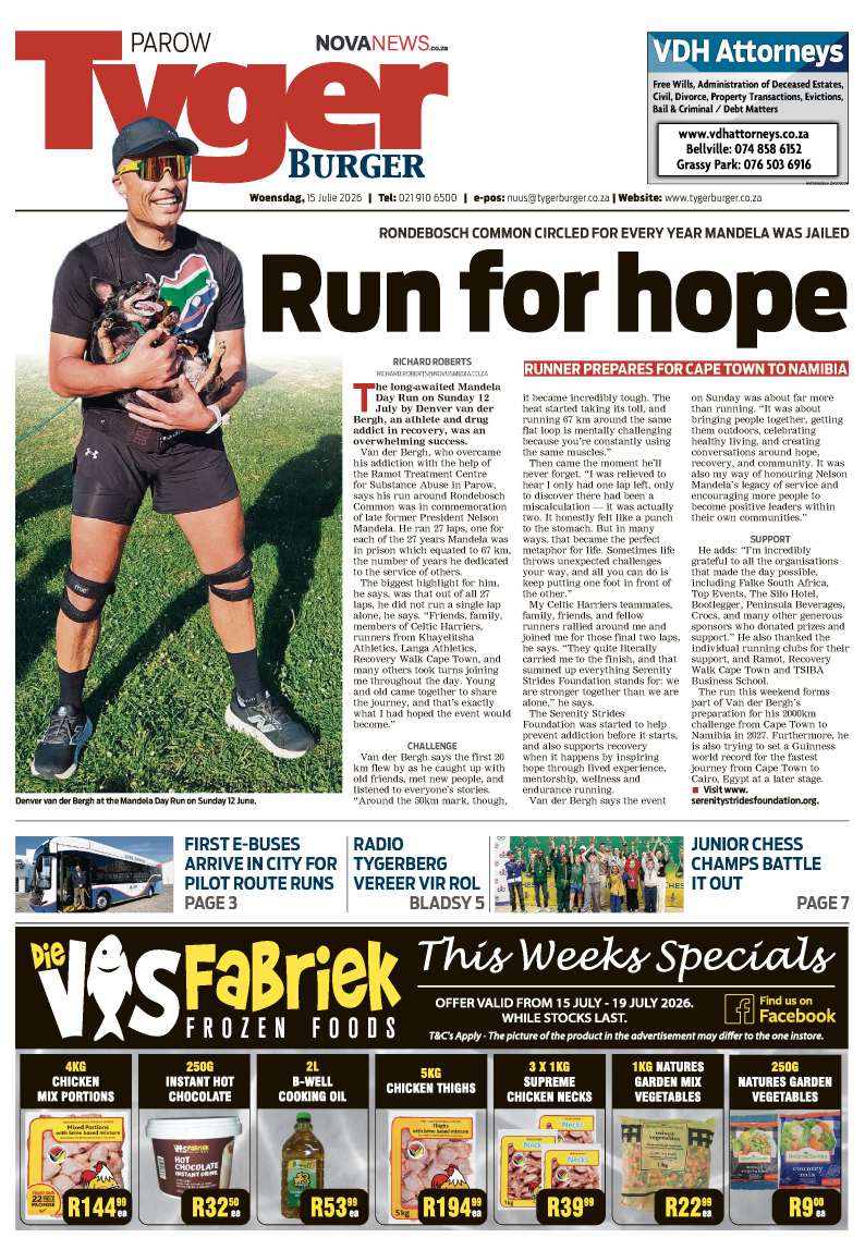 TygerBurger | Parow | E-edition | 15 July 2026