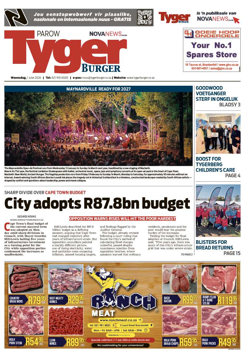 TygerBurger | Parow | E-edition | 1 July 2026