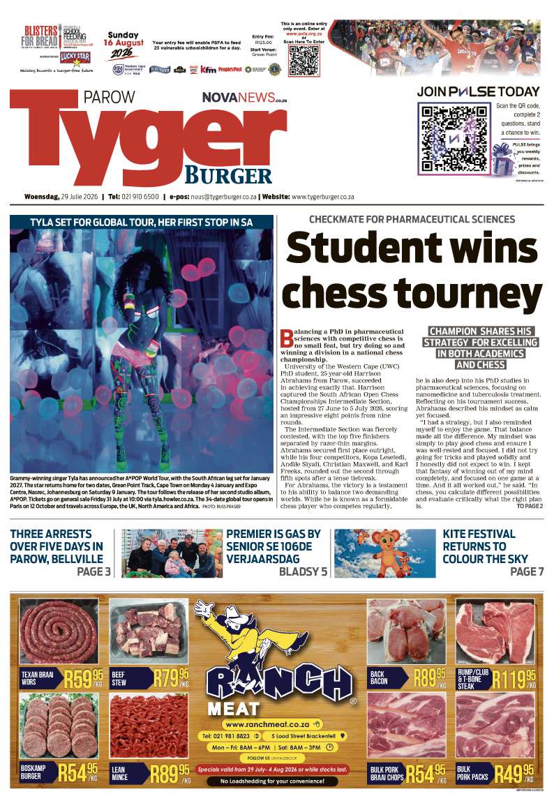 TygerBurger | Parow | E-edition | 29 July 2026