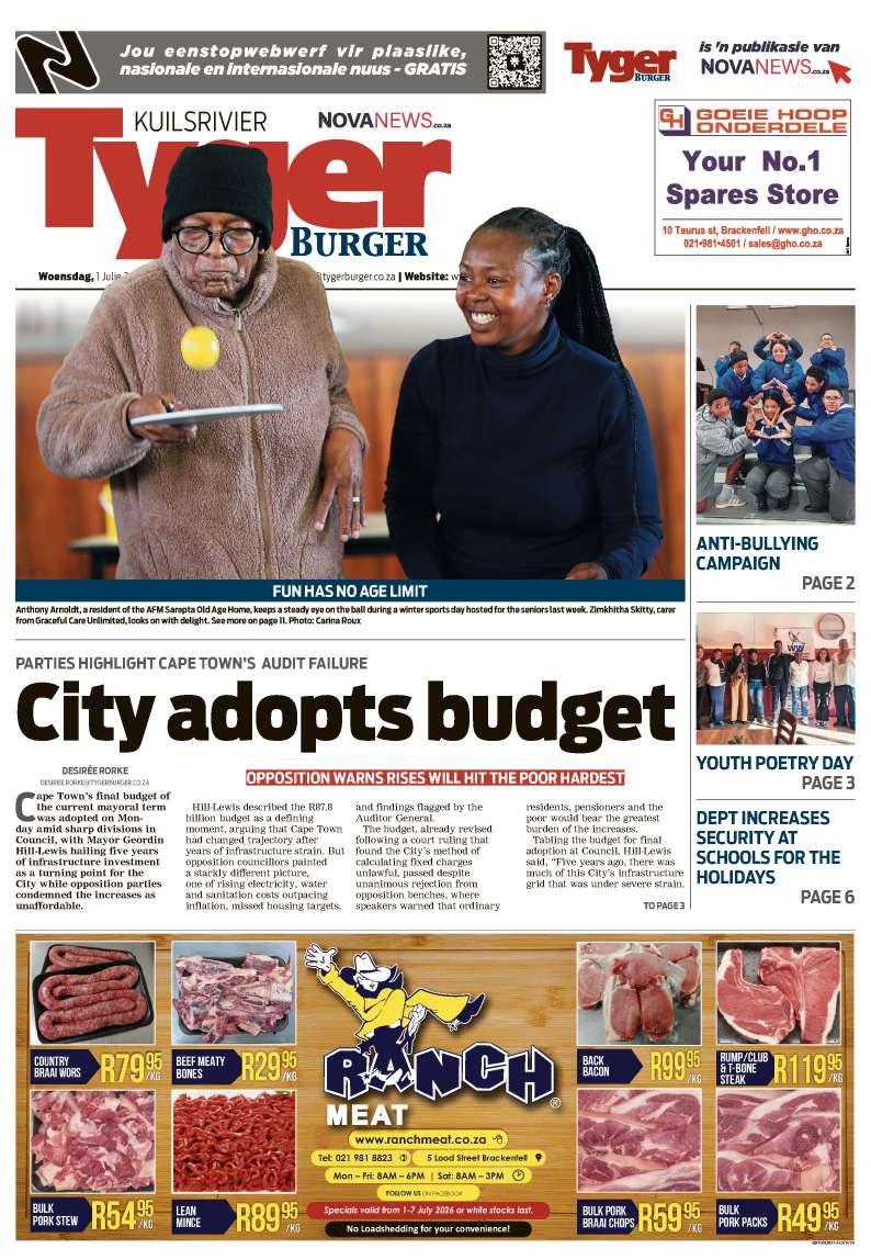 TygerBurger | Kuilsrivier | E-edition | 1 July 2026