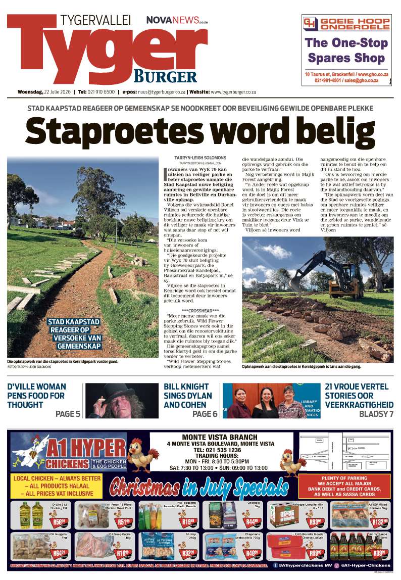 TygerBurger | Tygervallei | E-edition | 22 July 2026