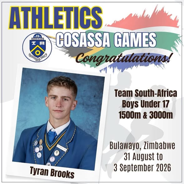COSSASA Games - Hoërskool Marais Viljoen atlete na Bulawayo