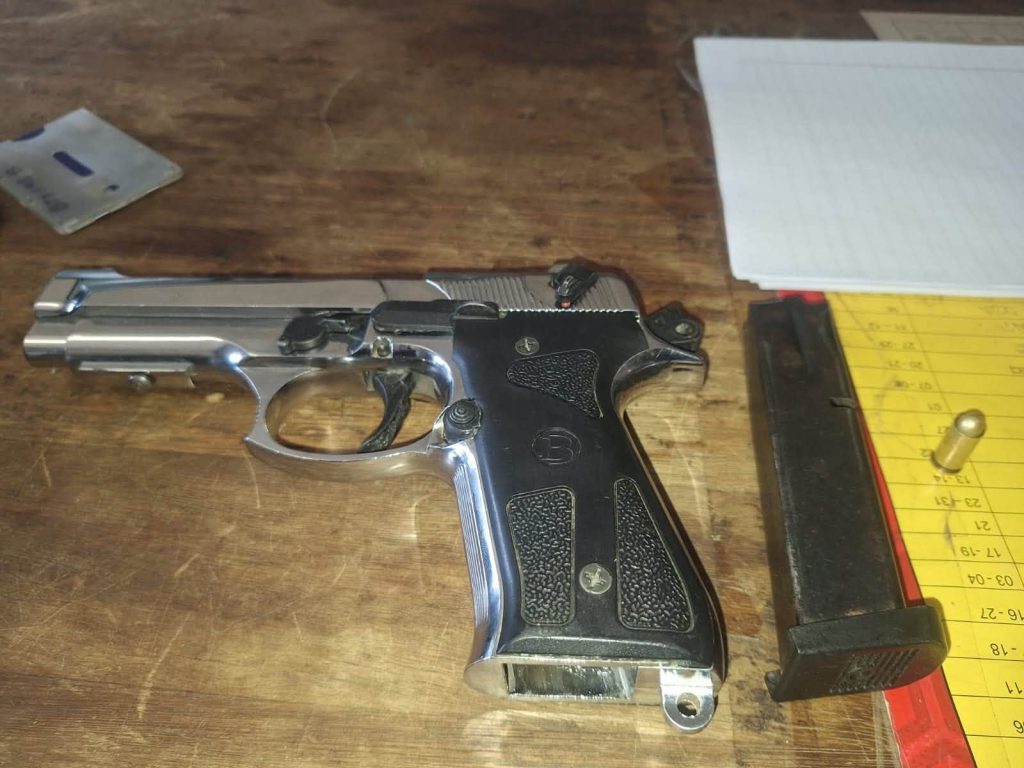 Unlicensed firearm recovered