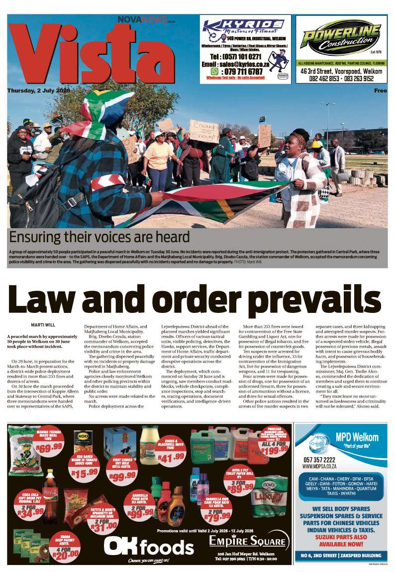 Vista E-edition 2 July 2026