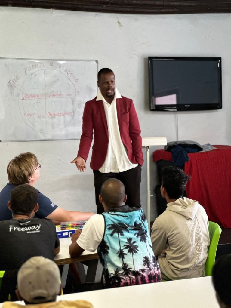 He now spends his time doing developmental work in schools and the community.