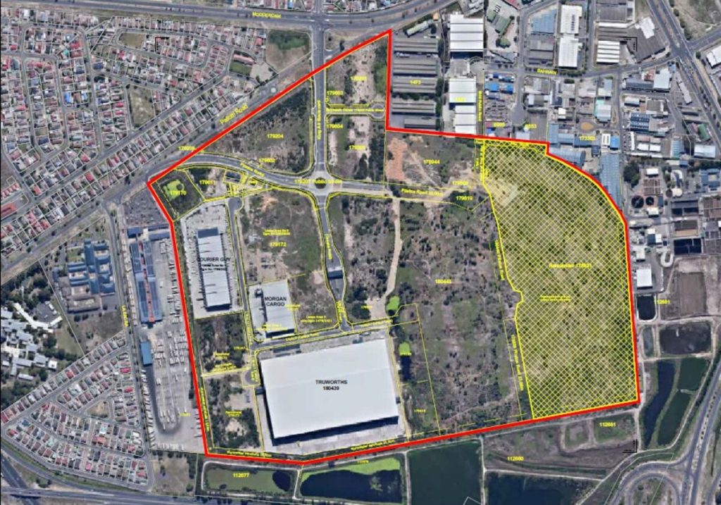 A map view of where the proposed centre will be situated.
