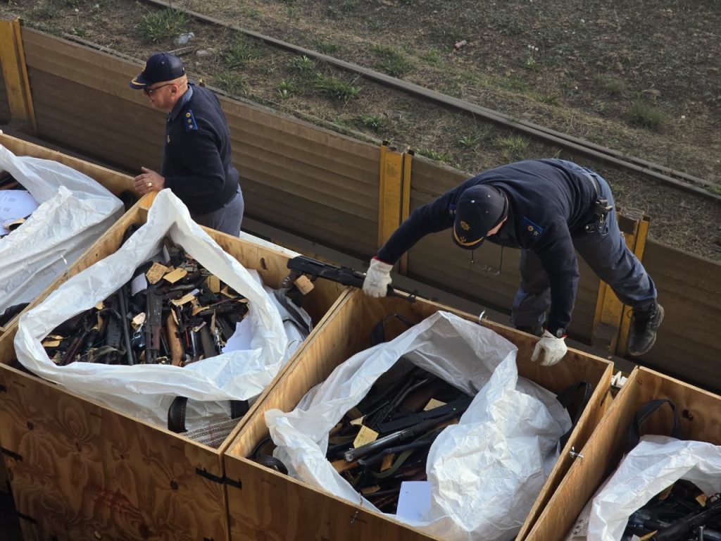 SAPS firearms destruction.