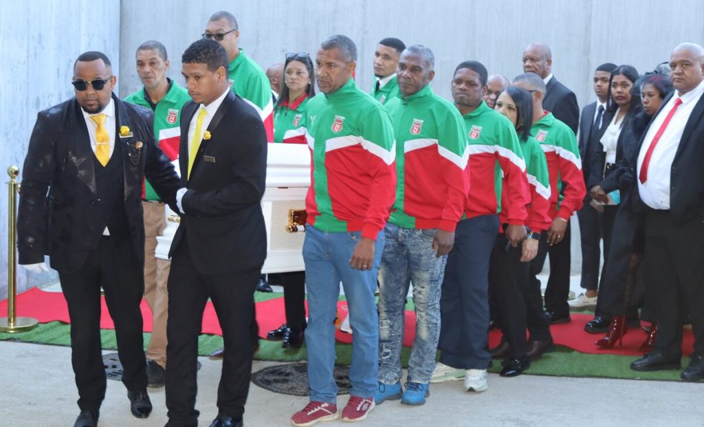 Jayden Adams funeral at Coetzenburg Centre, Saturday 25 July 2026.