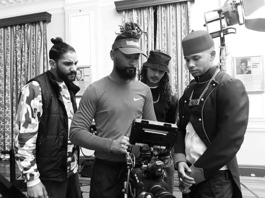 Cinematographer Alfonzo Franke works on Youngsta CPT's video "Young Van Riebeeck".