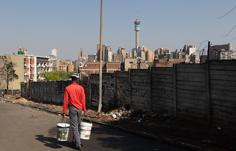 Johannesburg has no service delivery.