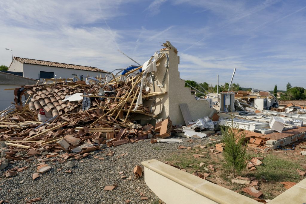 Pomas tornado, southern France.