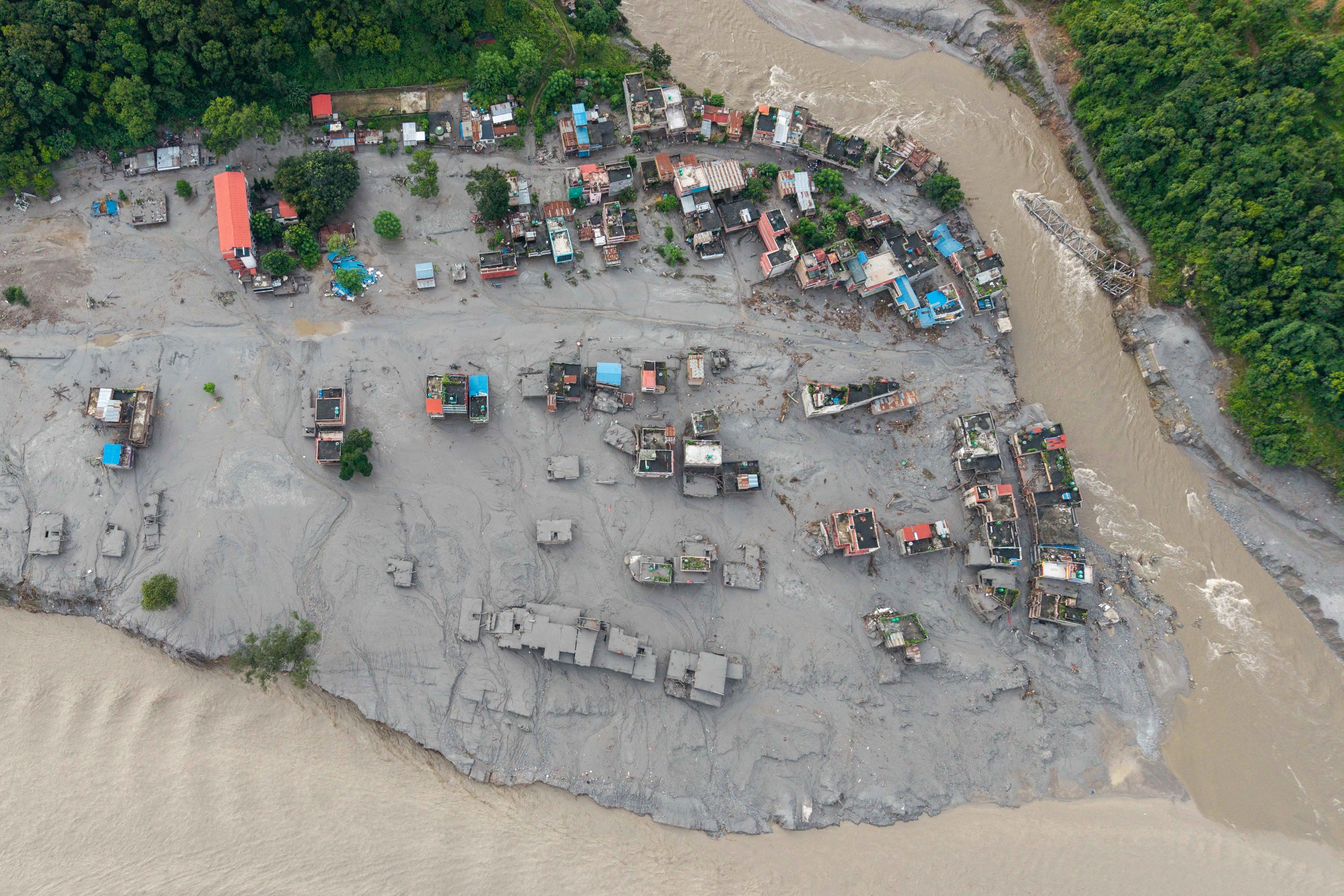 Nepal-Tibet floods.
