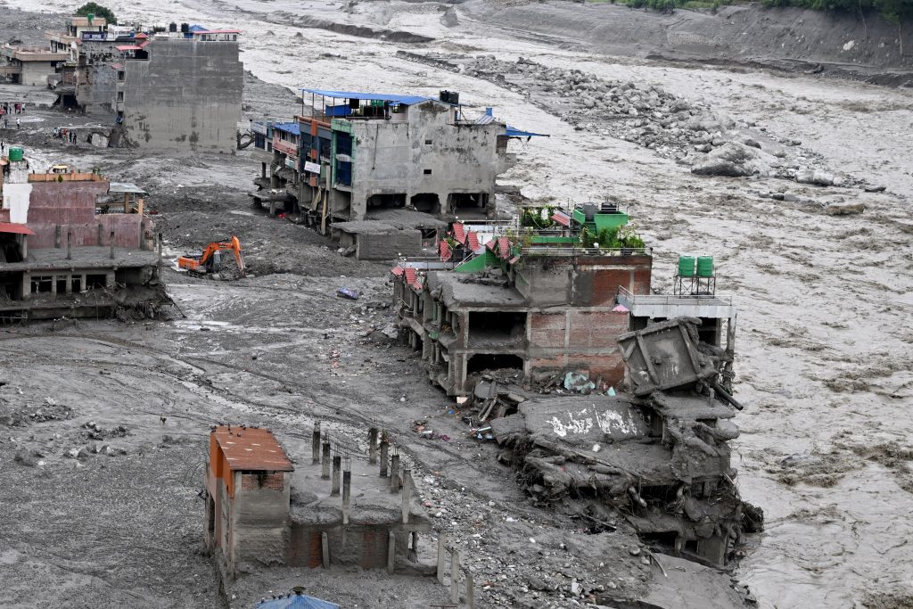 Nepal flooding disaster.