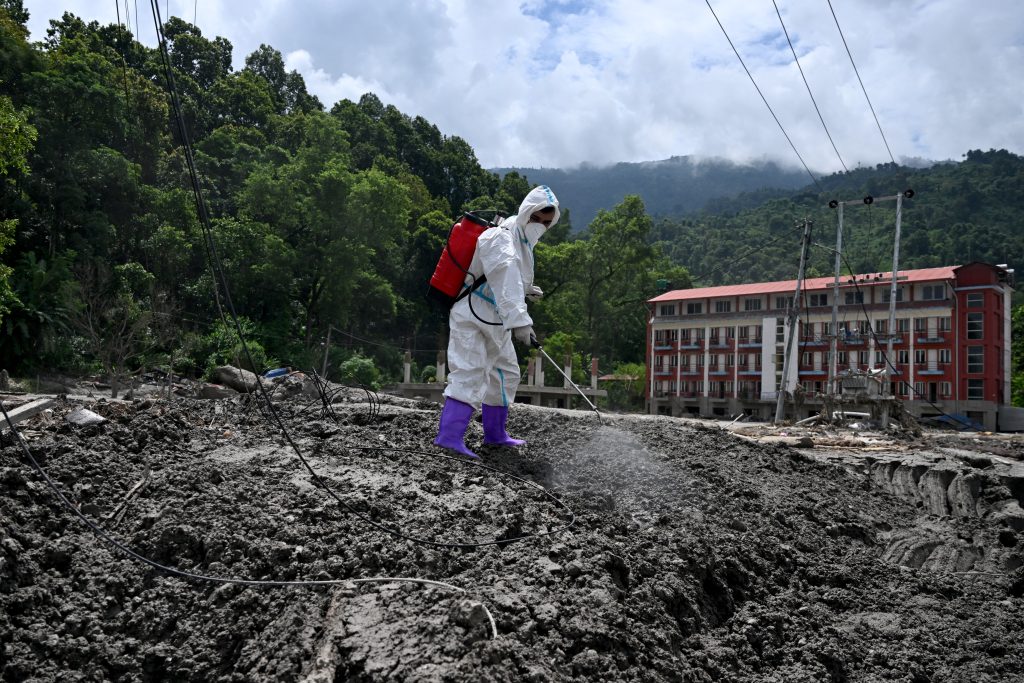Nepla flash floods disaster.