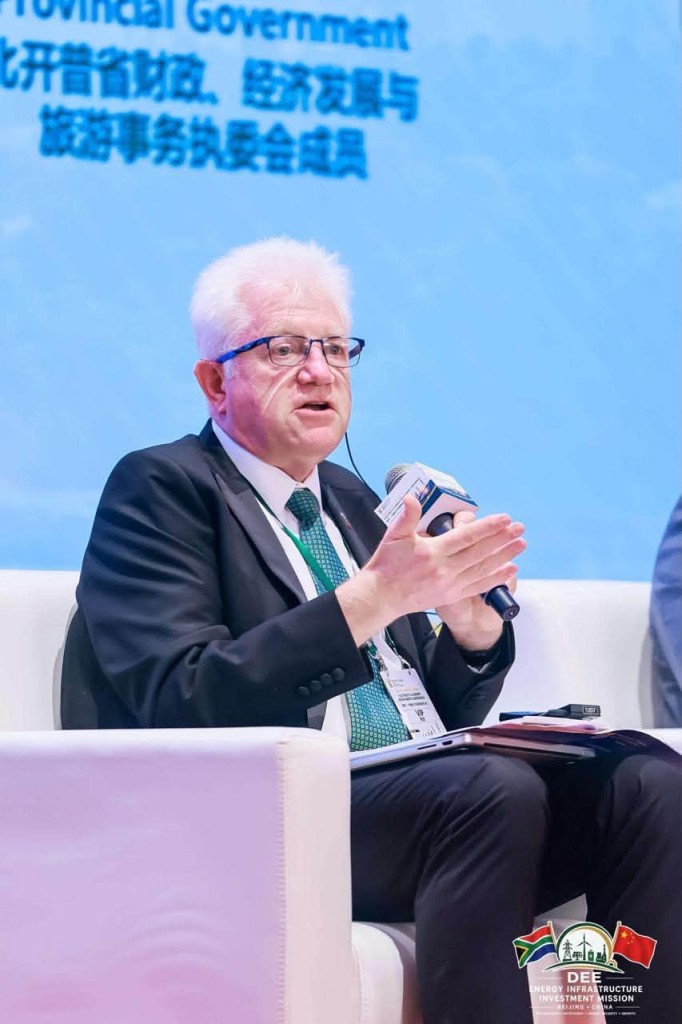 Premier Alan Winde in Beijing, China. Photo: Premier Alan Winde on Facebook