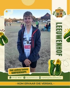 Club Landloop Gauteng-kampioenskappe – Leeuwenhof-leerder presteer