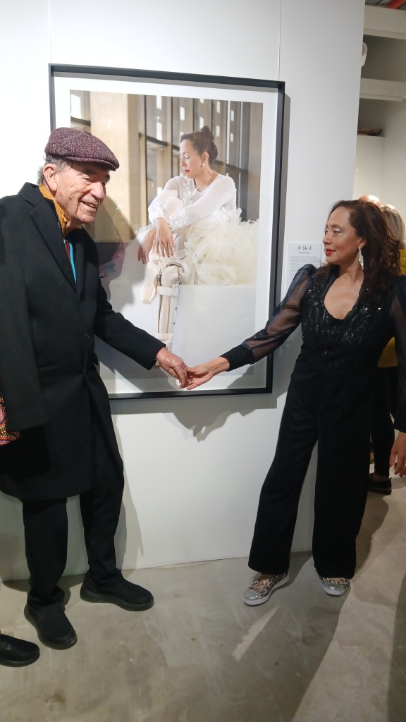 Artscape CEO Dr Marlene le Roux with former Constitutional Court judge Albie Sachs. PHOTO: Belinda Jackson