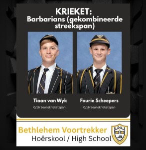BVHS Krieketspelers blink uit in TBM-spanne