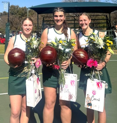 Eunice Matrics Honoured in Final Home Netball Match