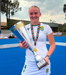 Claire Volschenk, Eunice High, U18 Hockey 5s Africa Champions