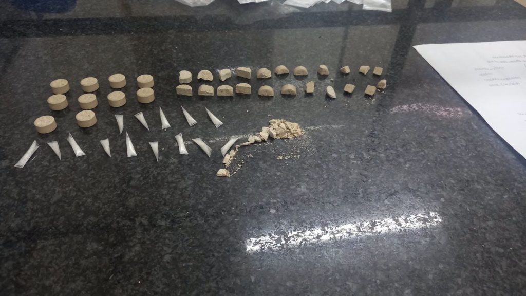 They fond four suspects busy packaging dagga 