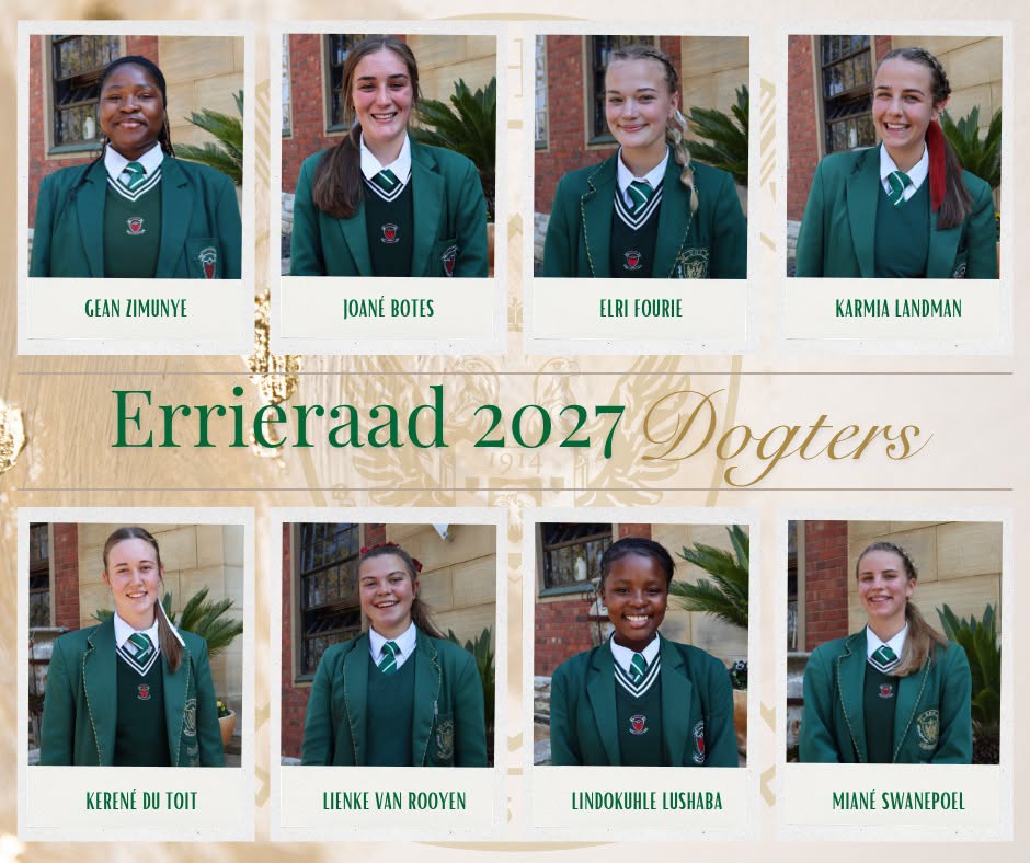 Nuwe Leierskorps vir 2027 sal Hoërskool Ermelo lei