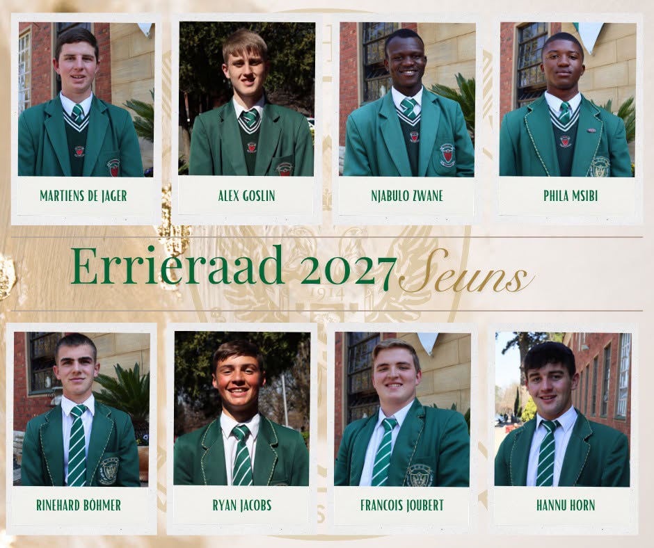 Nuwe Leierskorps vir 2027 sal Hoërskool Ermelo lei