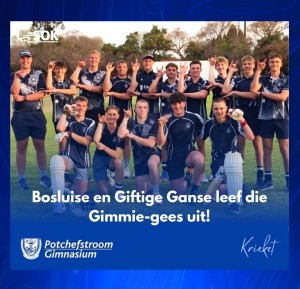 Gimmies se Bosluise en Giftige Ganse wys krag op die krieketveld