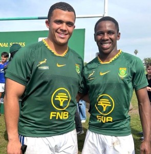 Hoërskool Outeniqua Skitter op Internasionale Rugbyverhoog