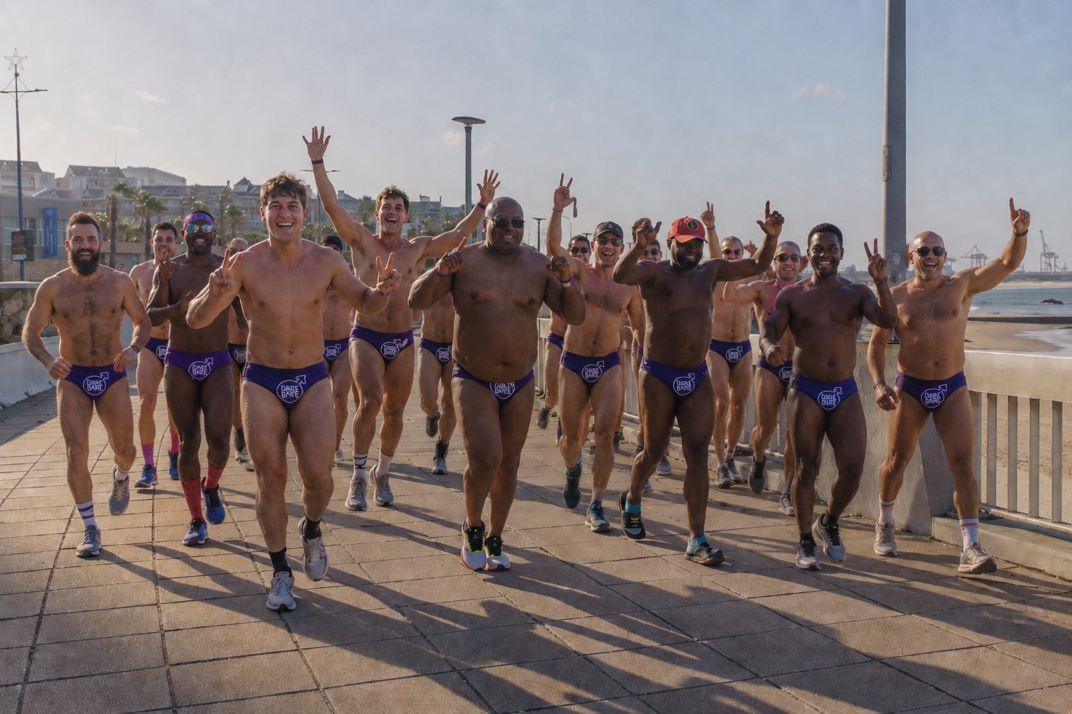 Purple Speedos making a comeback for prostate cancer