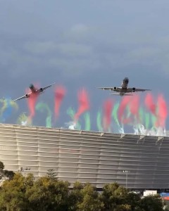 Ultra-low flypast over stadium ‘heavily regulated’, says Airlink