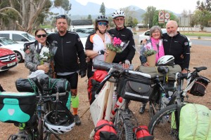 Avonturiers trap 2 714 km met hul fietse vanuit Rundu tot in Worcester