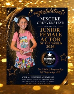 Wêreldtitel in Las Vegas - Leeuwenhof - Mischke Greyvenstein