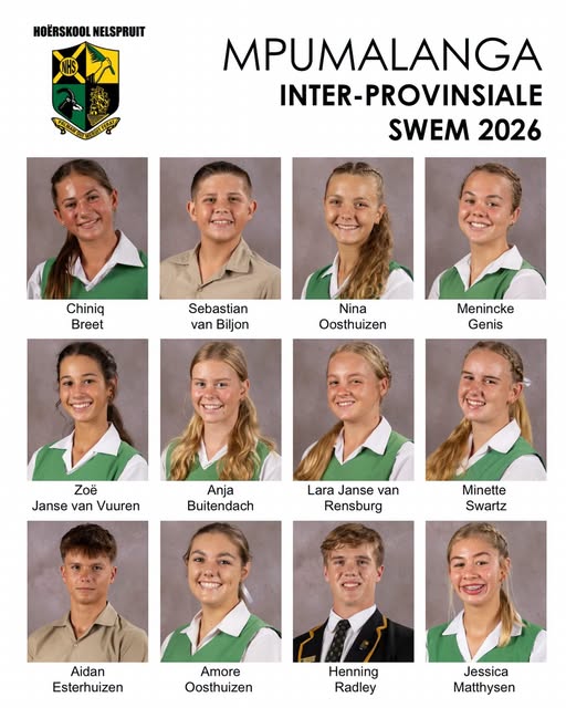 Mpumalanga Interprovinsiale Swemspan - Nellies ingesluit