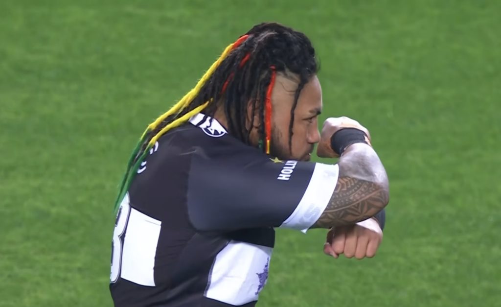 Ma'a Nonu gave an emotional Haka response.