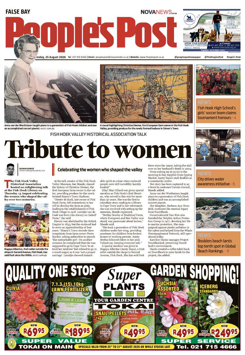 People’s Post False Bay E-edition 25 August 2026