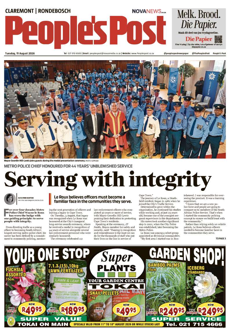 People’s Post Claremont/Rondebosch E-edition 11 August 2026