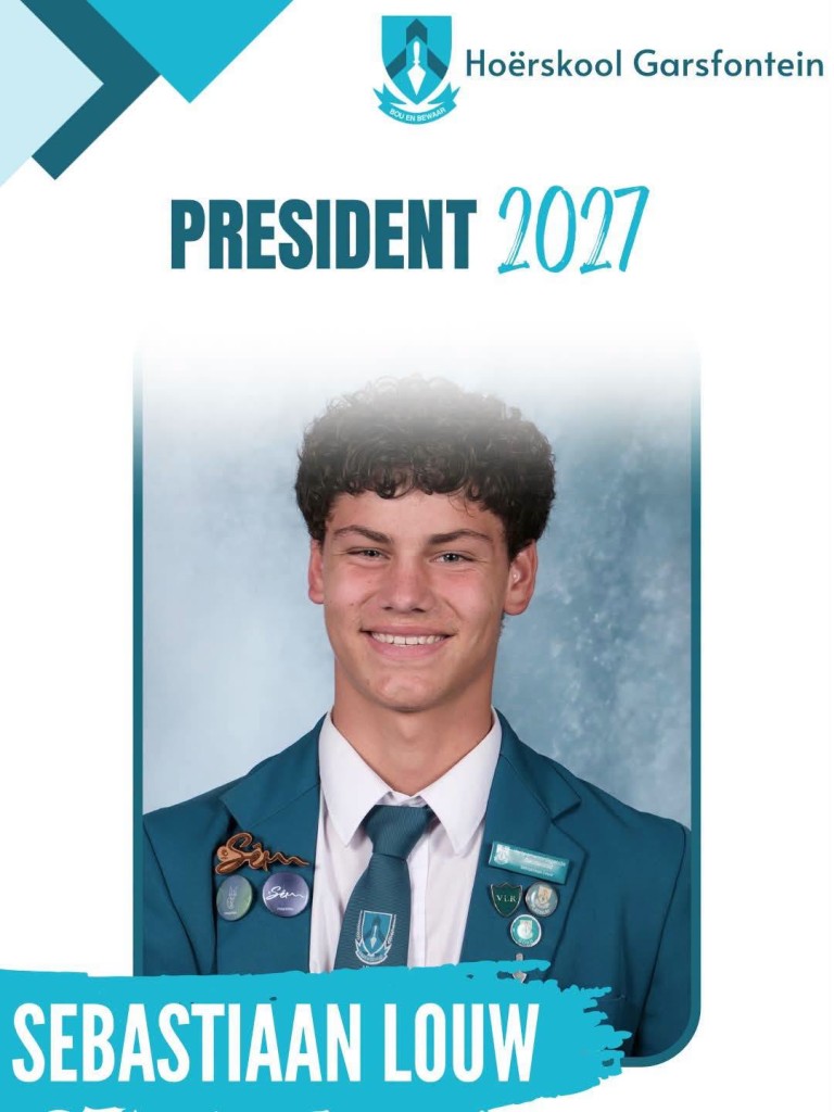 Hoofleiers en Dagbestuur 2026/2027 - Hoërskool Garsfontein