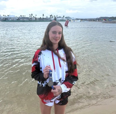 to represent South Africa at the Junior World Open Water Swimming Championships in Santa Fe, Argentina