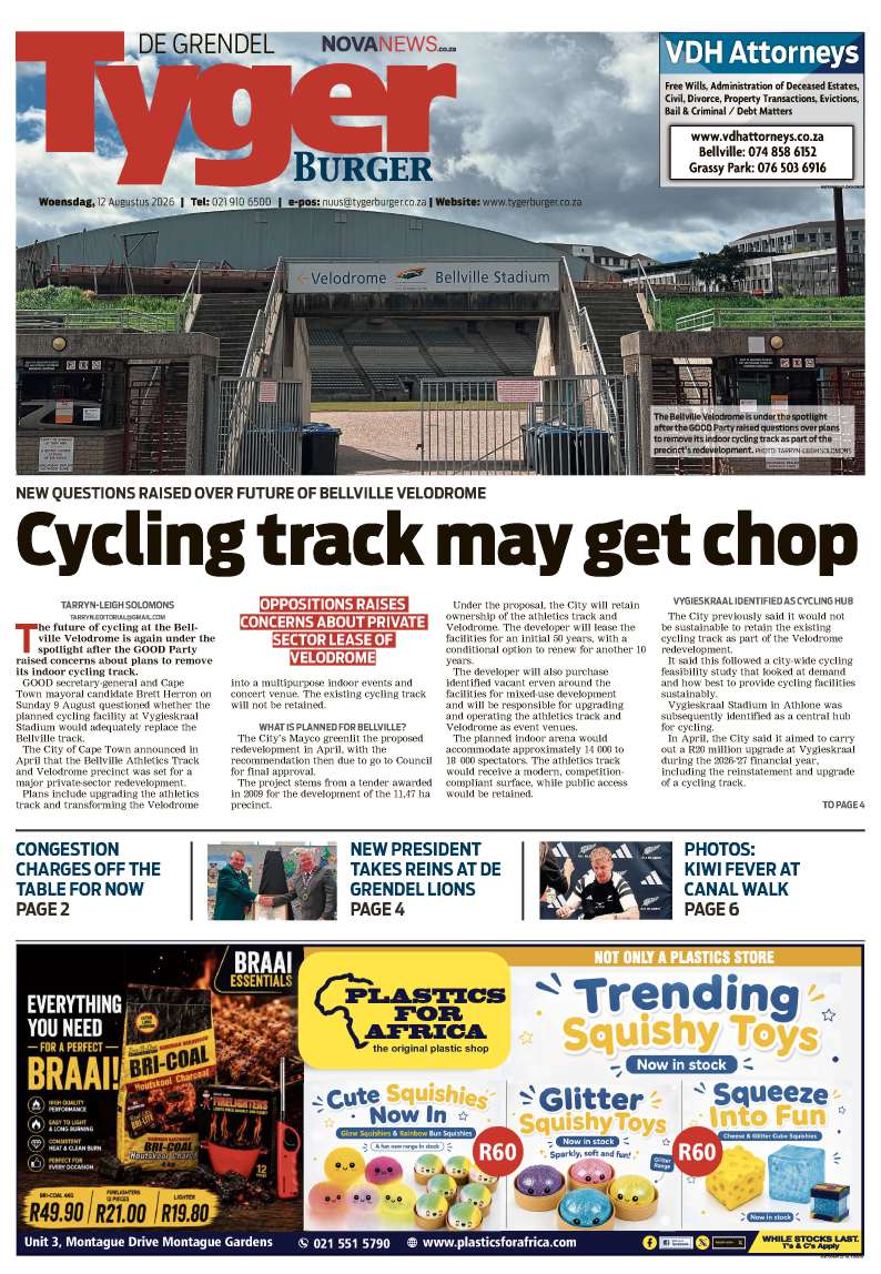 TygerBurger | De Grendel | E-edition | 12 August 2026