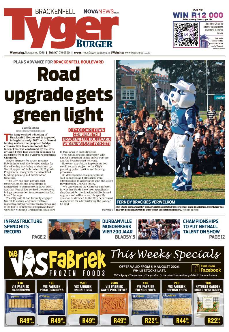 TygerBurger | Brackenfell | E-edition | 5 August 2026