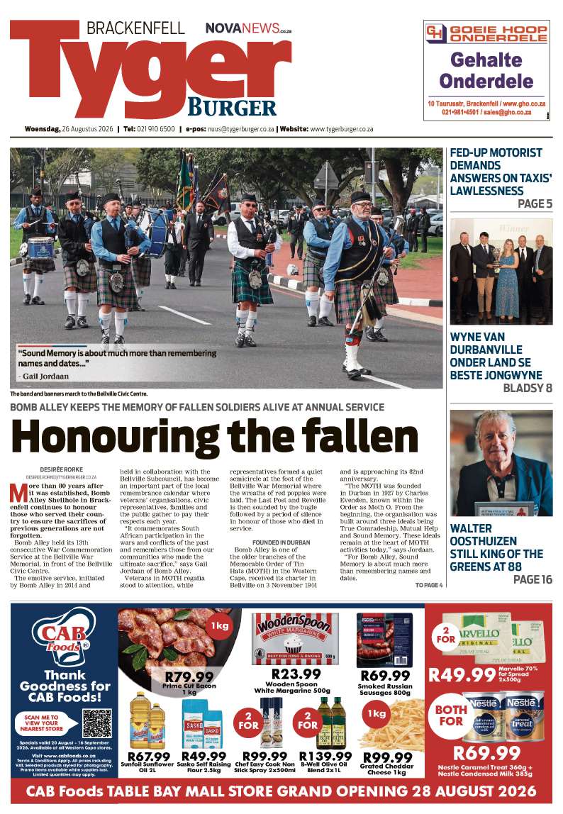 TygerBurger | Brackenfell | E-edition | 26 August 2026