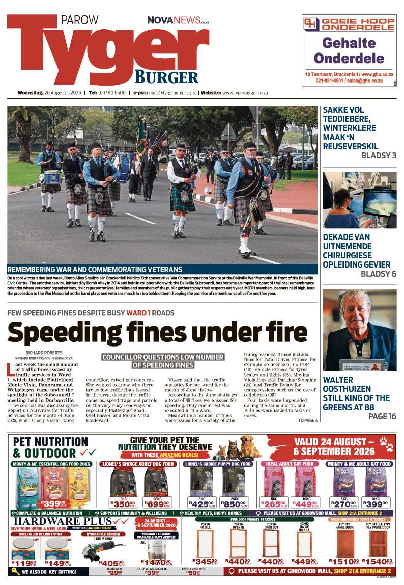 TygerBurger | Parow | E-edition | 26 August 2026