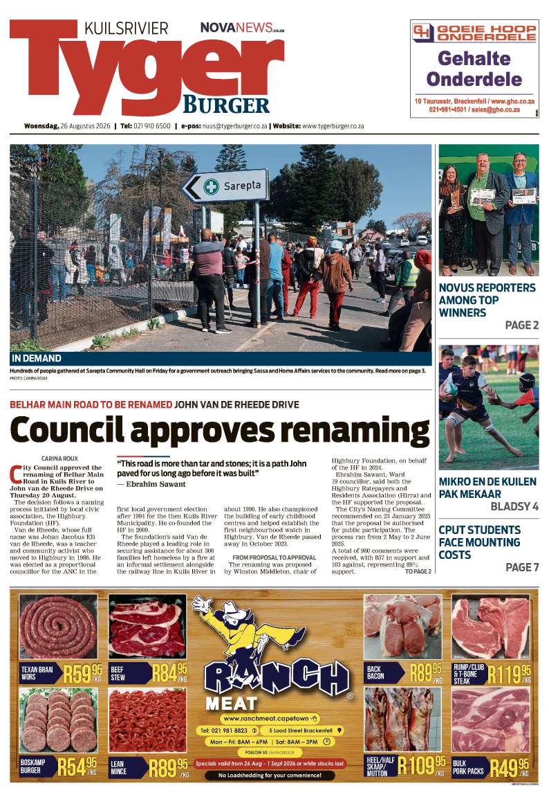 TygerBurger | Kuilsrivier | E-edition | 26 August 2026