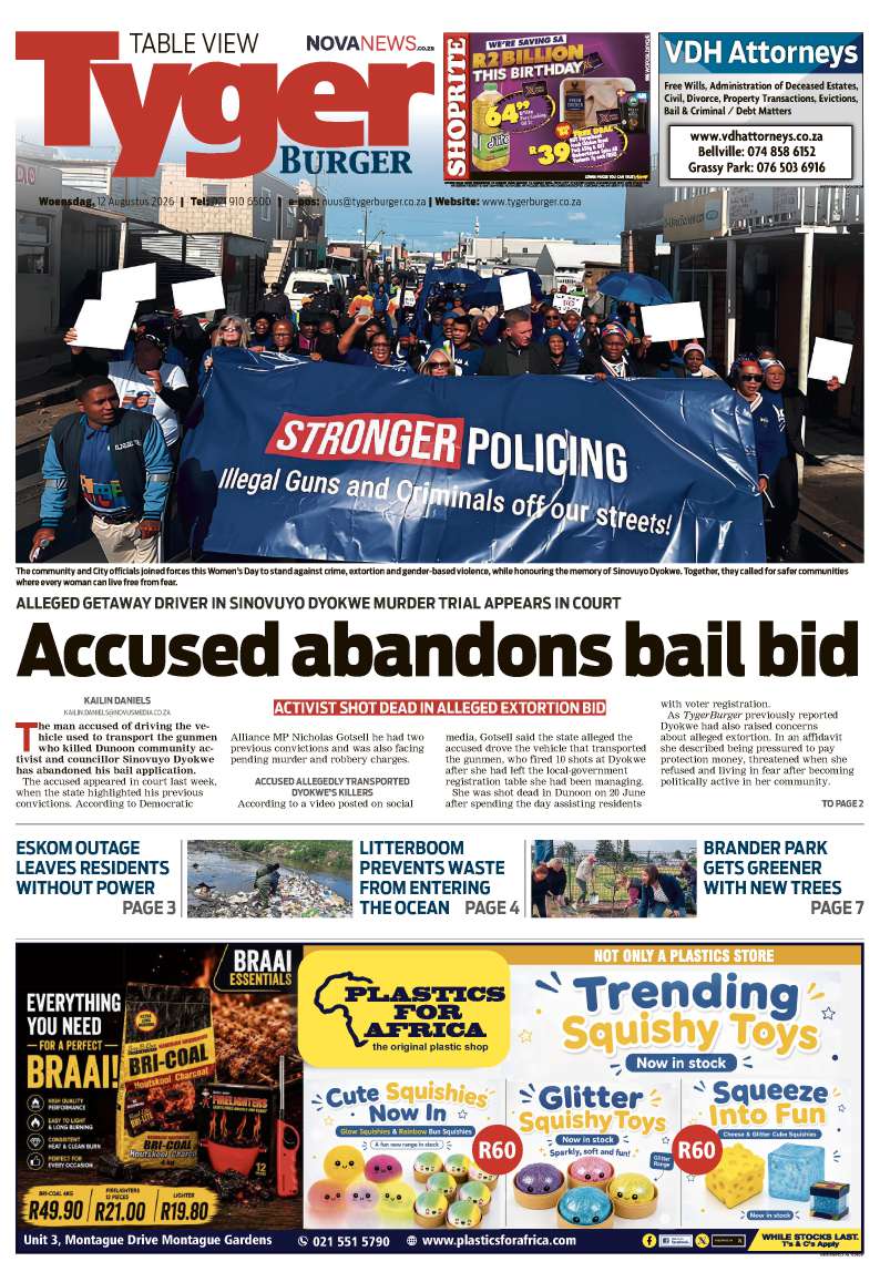 TygerBurger | Table View | E-edition | 12 August 2026