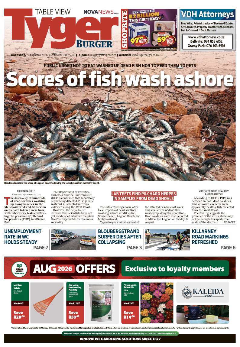 TygerBurger | Table View | E-edition | 19 August 2026