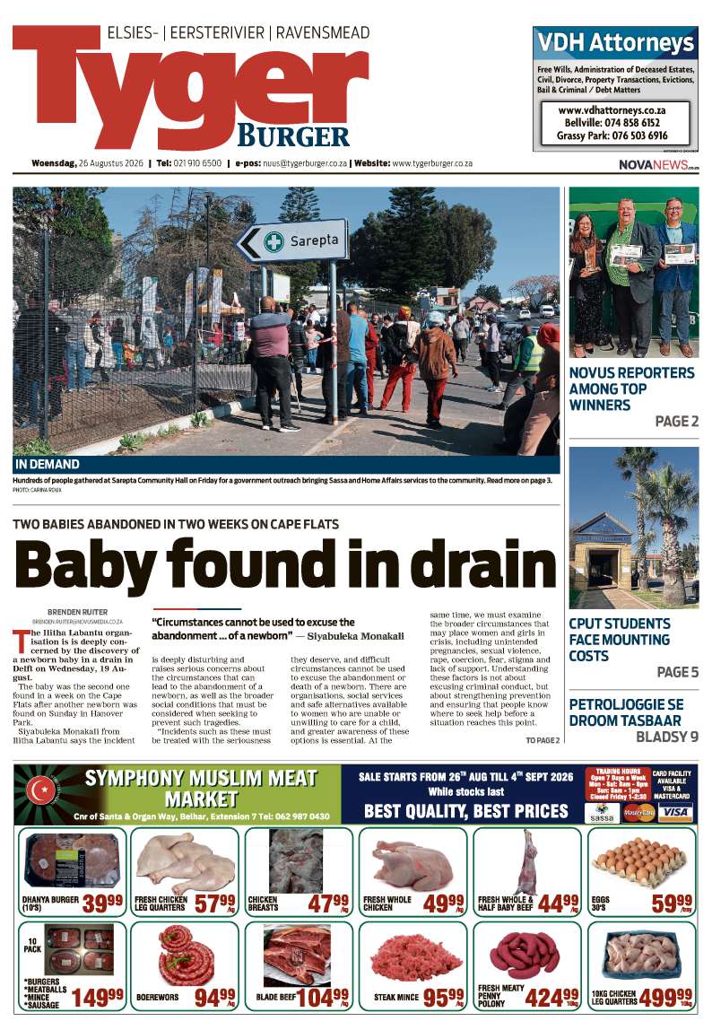 TygerBurger | Elsies/Eersterivier/Ravensmead | E-edition | 26 August 2026