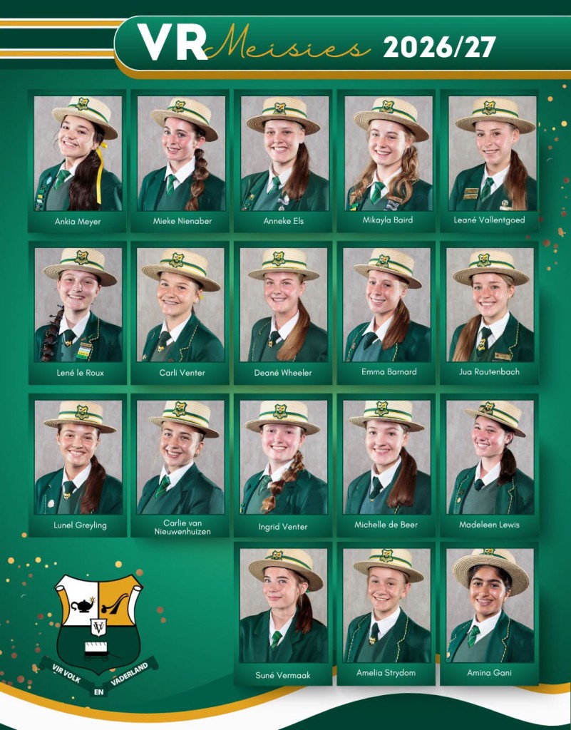 Nuut Verkose VR Leerlinge - Hoër Volkskool Heidelberg