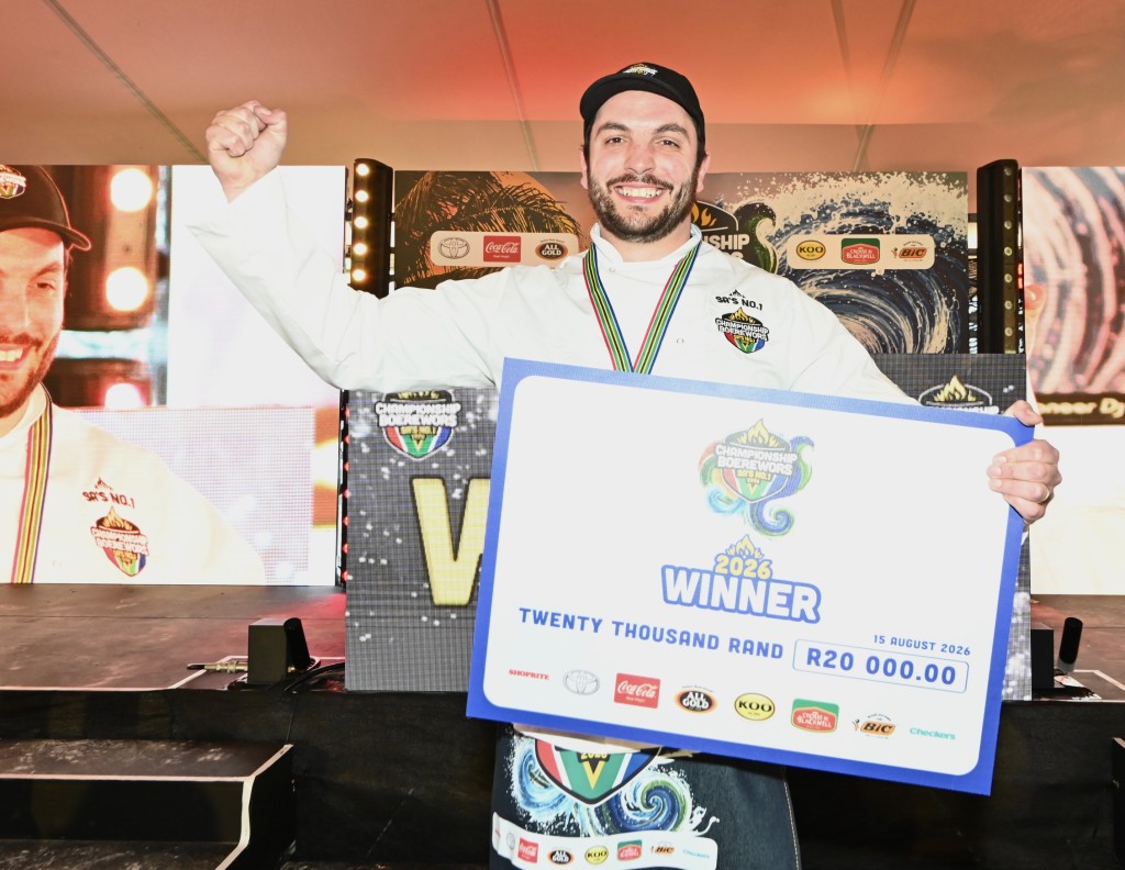 Boerewors champion Dean De Sousa