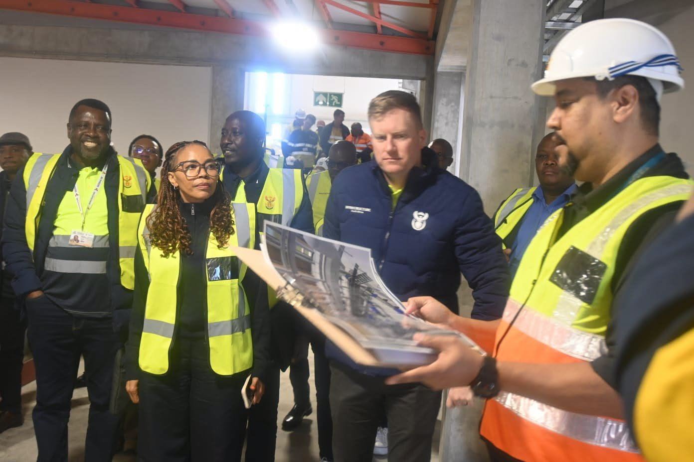 Public Works and Infrastructure Minister Dean Macpherson tours the Cape Flats Aquifer Recharge Project.